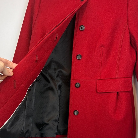 Banana Republic Women's Bold Red Trench Coat - Picture 4 of 16